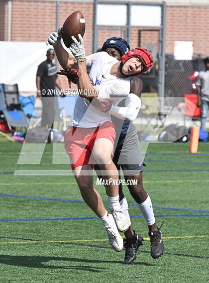 Thumbnail 2 in St. John Bosco vs Buchanan (Battle at the Beach 7x7) photogallery.
