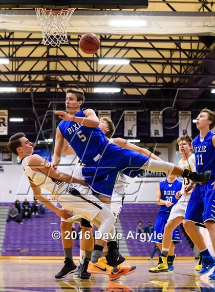 Thumbnail 2 in Wasatch vs. Dixie (Riverton Holiday Tournament) photogallery.