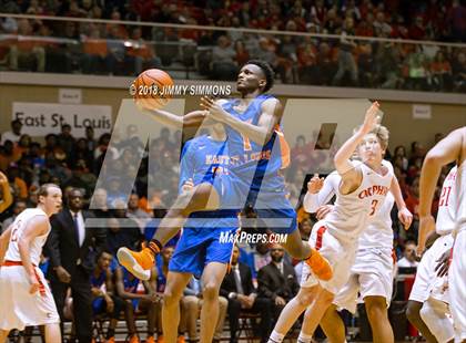 Thumbnail 3 in Centralia vs. East St. Louis (IHSA 3A Sectional) photogallery.