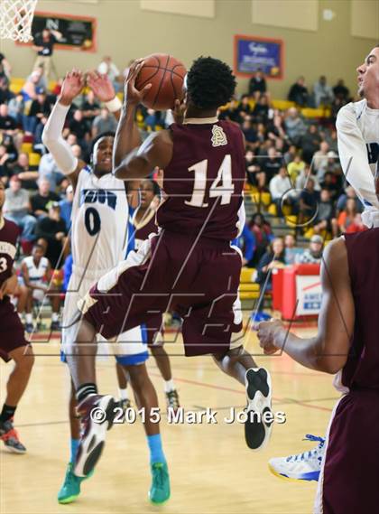 Thumbnail 2 in Shadow Mountain  vs St. Anthony (Hoophall West Invitational) photogallery.
