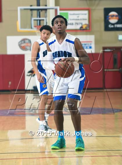 Thumbnail 2 in Shadow Mountain  vs St. Anthony (Hoophall West Invitational) photogallery.