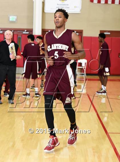 Thumbnail 1 in Shadow Mountain  vs St. Anthony (Hoophall West Invitational) photogallery.