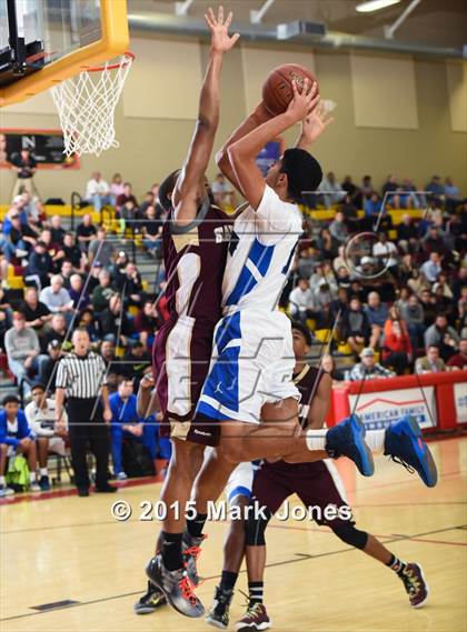 Thumbnail 2 in Shadow Mountain  vs St. Anthony (Hoophall West Invitational) photogallery.