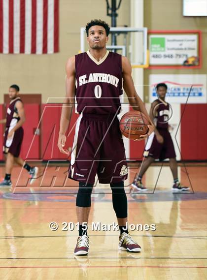 Thumbnail 2 in Shadow Mountain  vs St. Anthony (Hoophall West Invitational) photogallery.