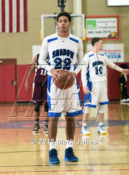 Thumbnail 1 in Shadow Mountain  vs St. Anthony (Hoophall West Invitational) photogallery.