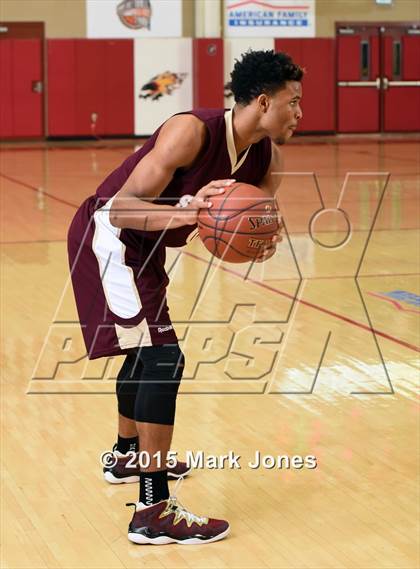 Thumbnail 2 in Shadow Mountain  vs St. Anthony (Hoophall West Invitational) photogallery.