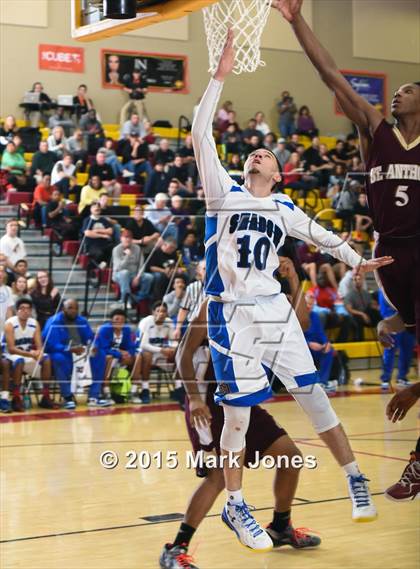 Thumbnail 3 in Shadow Mountain  vs St. Anthony (Hoophall West Invitational) photogallery.