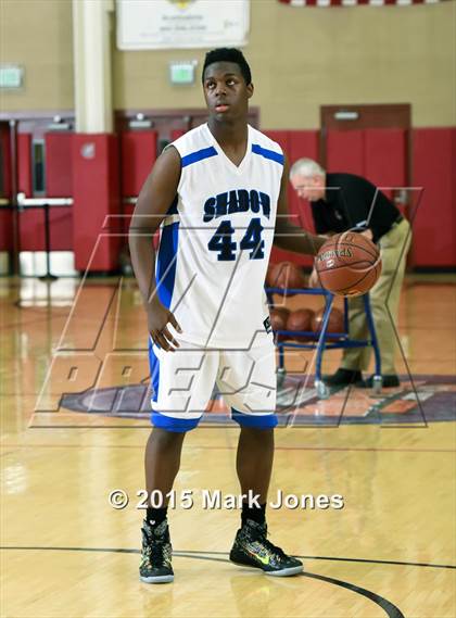 Thumbnail 3 in Shadow Mountain  vs St. Anthony (Hoophall West Invitational) photogallery.