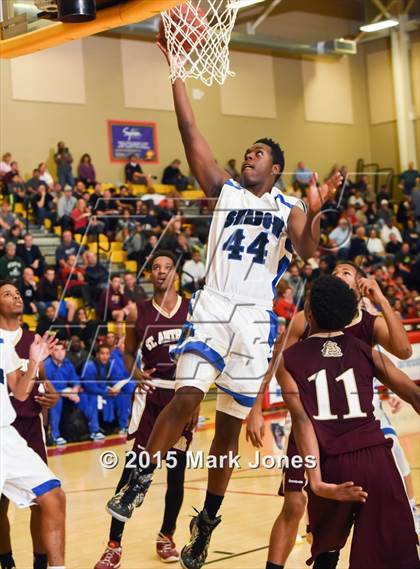 Thumbnail 1 in Shadow Mountain  vs St. Anthony (Hoophall West Invitational) photogallery.