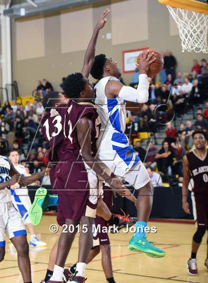 Thumbnail 3 in Shadow Mountain  vs St. Anthony (Hoophall West Invitational) photogallery.