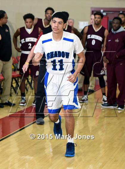 Thumbnail 2 in Shadow Mountain  vs St. Anthony (Hoophall West Invitational) photogallery.