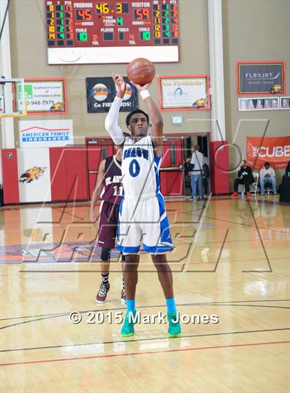 Thumbnail 3 in Shadow Mountain  vs St. Anthony (Hoophall West Invitational) photogallery.