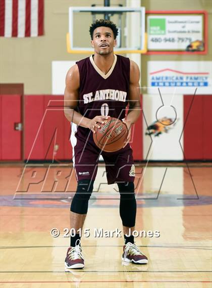 Thumbnail 3 in Shadow Mountain  vs St. Anthony (Hoophall West Invitational) photogallery.