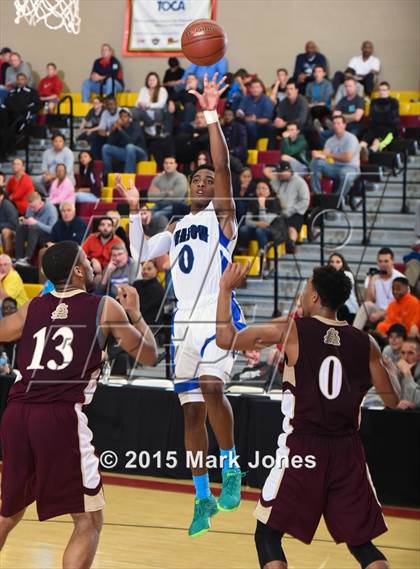 Thumbnail 1 in Shadow Mountain  vs St. Anthony (Hoophall West Invitational) photogallery.