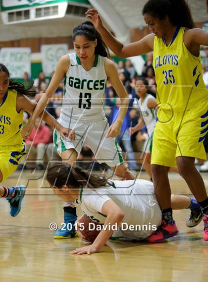 Thumbnail 2 in Clovis @ Garces Memorial (CIF CS D1 Playoff) photogallery.