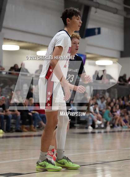 Thumbnail 1 in San Antonio Patriots HomeSchool vs. Aggieland HomeSchool (Aggieland Come and Take It Tip-Off) photogallery.
