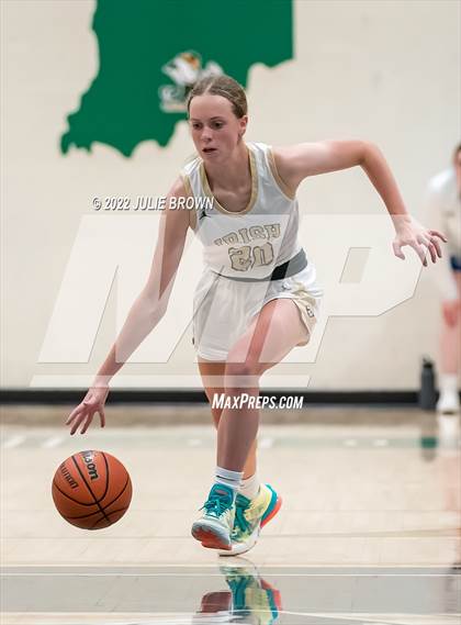 Thumbnail 2 in Indianapolis Bishop Chatard vs Cathedral (City Tournament Final) photogallery.