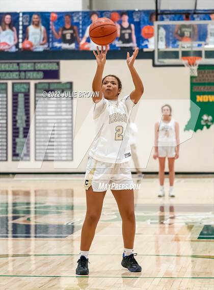 Thumbnail 3 in Indianapolis Bishop Chatard vs Cathedral (City Tournament Final) photogallery.