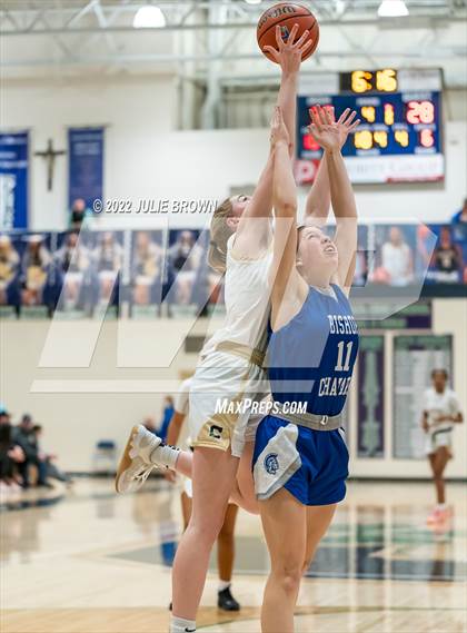 Thumbnail 1 in Indianapolis Bishop Chatard vs Cathedral (City Tournament Final) photogallery.