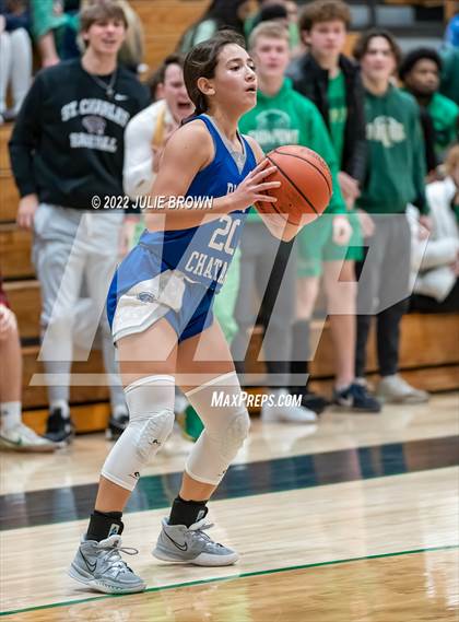 Thumbnail 3 in Indianapolis Bishop Chatard vs Cathedral (City Tournament Final) photogallery.