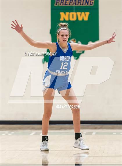 Thumbnail 2 in Indianapolis Bishop Chatard vs Cathedral (City Tournament Final) photogallery.