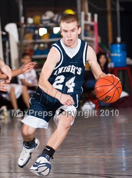 Thumbnail 1 in Christian Academy vs. Hill Country Christian (Bracken Christian Tournament) photogallery.