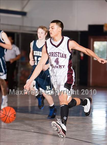 Thumbnail 3 in Christian Academy vs. Hill Country Christian (Bracken Christian Tournament) photogallery.