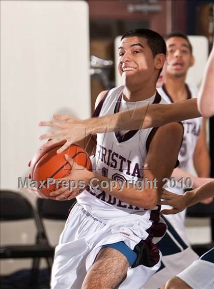 Thumbnail 3 in Christian Academy vs. Hill Country Christian (Bracken Christian Tournament) photogallery.