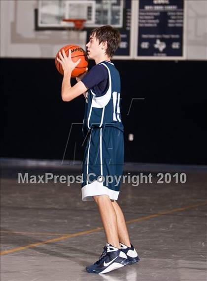 Thumbnail 2 in Christian Academy vs. Hill Country Christian (Bracken Christian Tournament) photogallery.