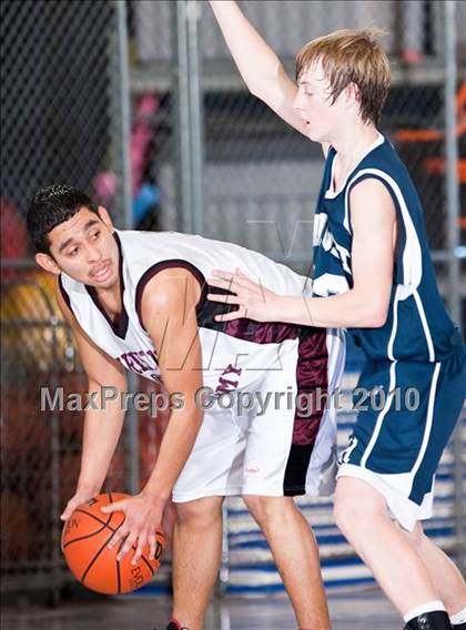 Thumbnail 3 in Christian Academy vs. Hill Country Christian (Bracken Christian Tournament) photogallery.