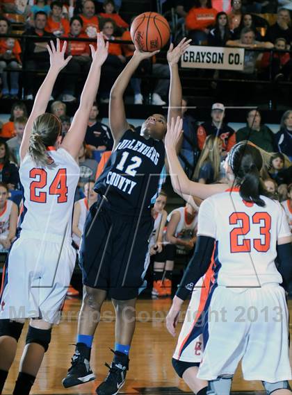 Thumbnail 1 in Muhlenberg County vs Grayson County (KHSAA 3rd Region Tournament) photogallery.
