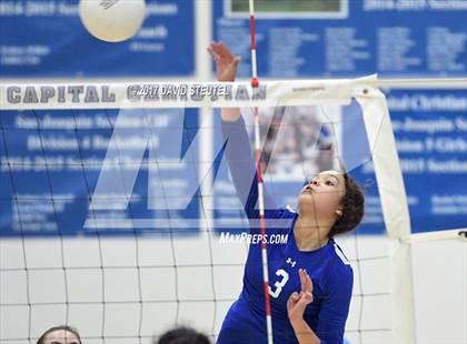 Thumbnail 3 in Leroy Greene Academy @ Capital Christian (CIF SJS D5 Playoffs) photogallery.