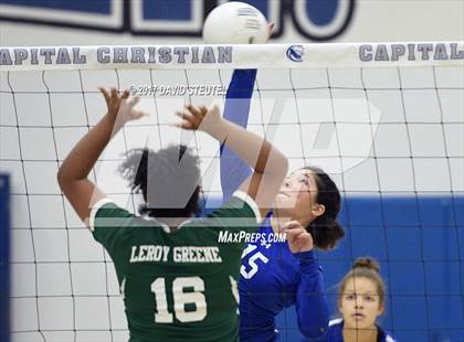Thumbnail 2 in Leroy Greene Academy @ Capital Christian (CIF SJS D5 Playoffs) photogallery.
