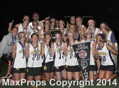 Thumbnail 2 in Carondelet @ Amador Valley (CIF NCS D1 Final) photogallery.