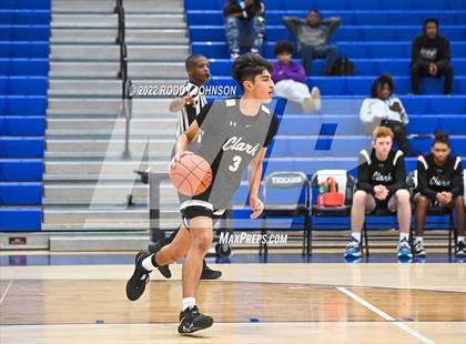 Thumbnail 2 in Clark @ Fort Bend Elkins (McDonald's Texas Invitational) photogallery.