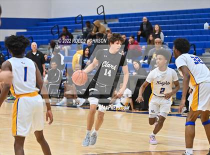 Thumbnail 2 in Clark @ Fort Bend Elkins (McDonald's Texas Invitational) photogallery.