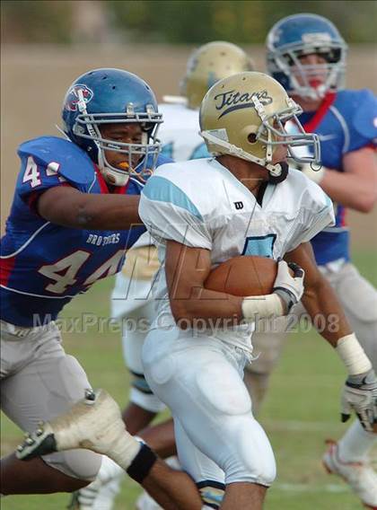 Thumbnail 1 in Burbank @ Christian Brothers (CIF SJS D2 Playoffs) photogallery.