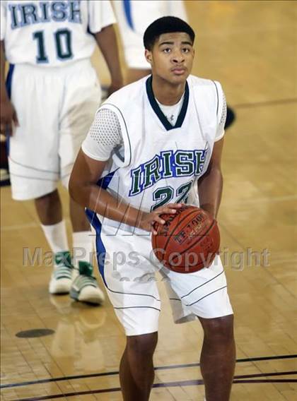 Thumbnail 2 in Burlingame vs. Sacred Heart Cathedral (CIF CCS D3 Final) photogallery.