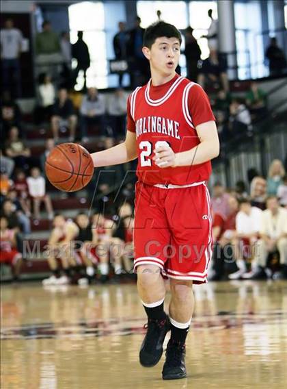 Thumbnail 3 in Burlingame vs. Sacred Heart Cathedral (CIF CCS D3 Final) photogallery.