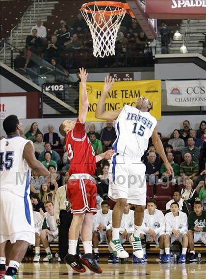 Thumbnail 2 in Burlingame vs. Sacred Heart Cathedral (CIF CCS D3 Final) photogallery.