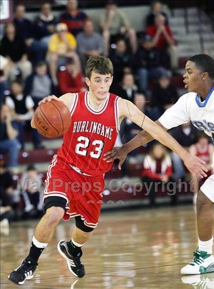 Thumbnail 1 in Burlingame vs. Sacred Heart Cathedral (CIF CCS D3 Final) photogallery.