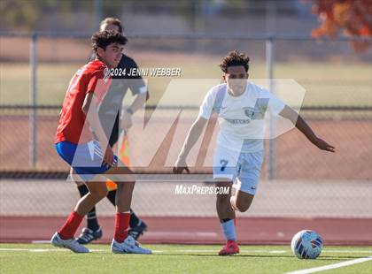 Thumbnail 2 in Liberty vs. Canyon Springs (NIAA 4A Final) photogallery.