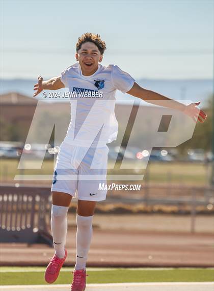 Thumbnail 1 in Liberty vs. Canyon Springs (NIAA 4A Final) photogallery.