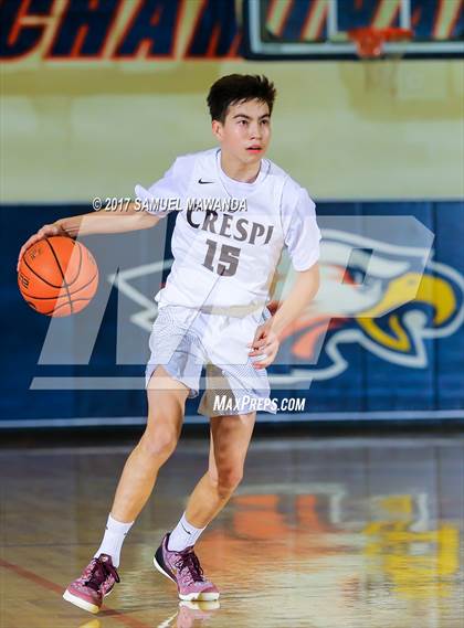 Thumbnail 3 in Crespi vs Moorpark (West Valley Tip-Off) photogallery.