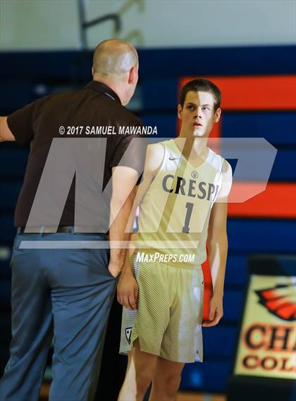 Thumbnail 3 in Crespi vs Moorpark (West Valley Tip-Off) photogallery.
