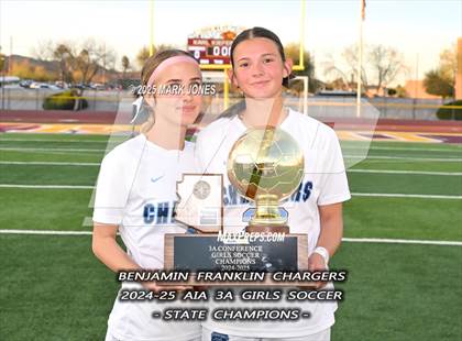 Thumbnail 1 in Benjamin Franklin vs. Seton Catholic (AIA 3A Final - Awards) photogallery.