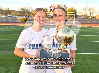 Thumbnail 1 in Benjamin Franklin vs. Seton Catholic (AIA 3A Final - Awards) photogallery.