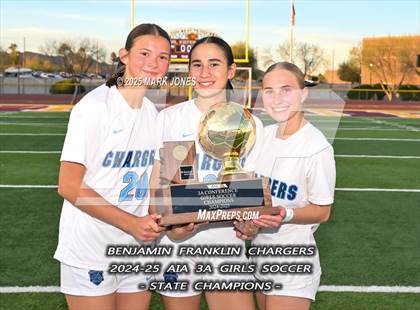 Thumbnail 1 in Benjamin Franklin vs. Seton Catholic (AIA 3A Final - Awards) photogallery.