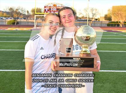 Thumbnail 1 in Benjamin Franklin vs. Seton Catholic (AIA 3A Final - Awards) photogallery.