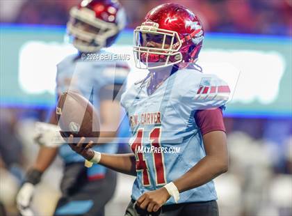 Thumbnail 3 in Burke County vs. Carver (GHSA 2A Championship) photogallery.